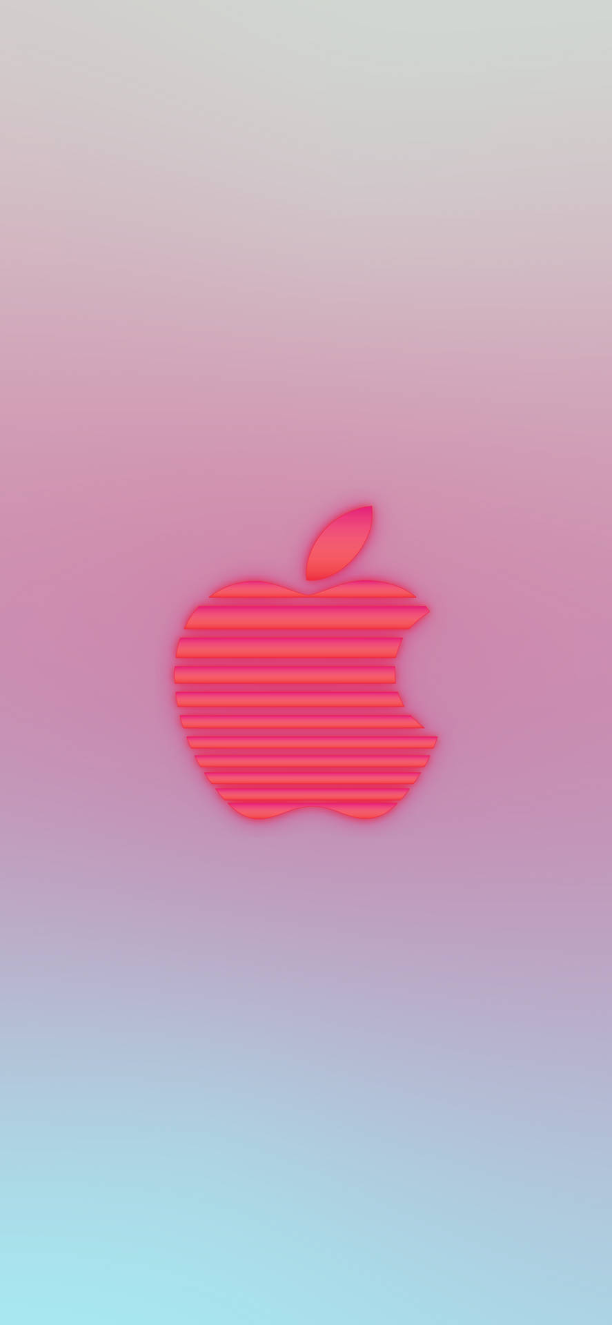 Pink Strip Apple Logo Iphone