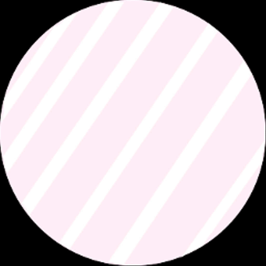 Pink Striped Circle Graphic PNG