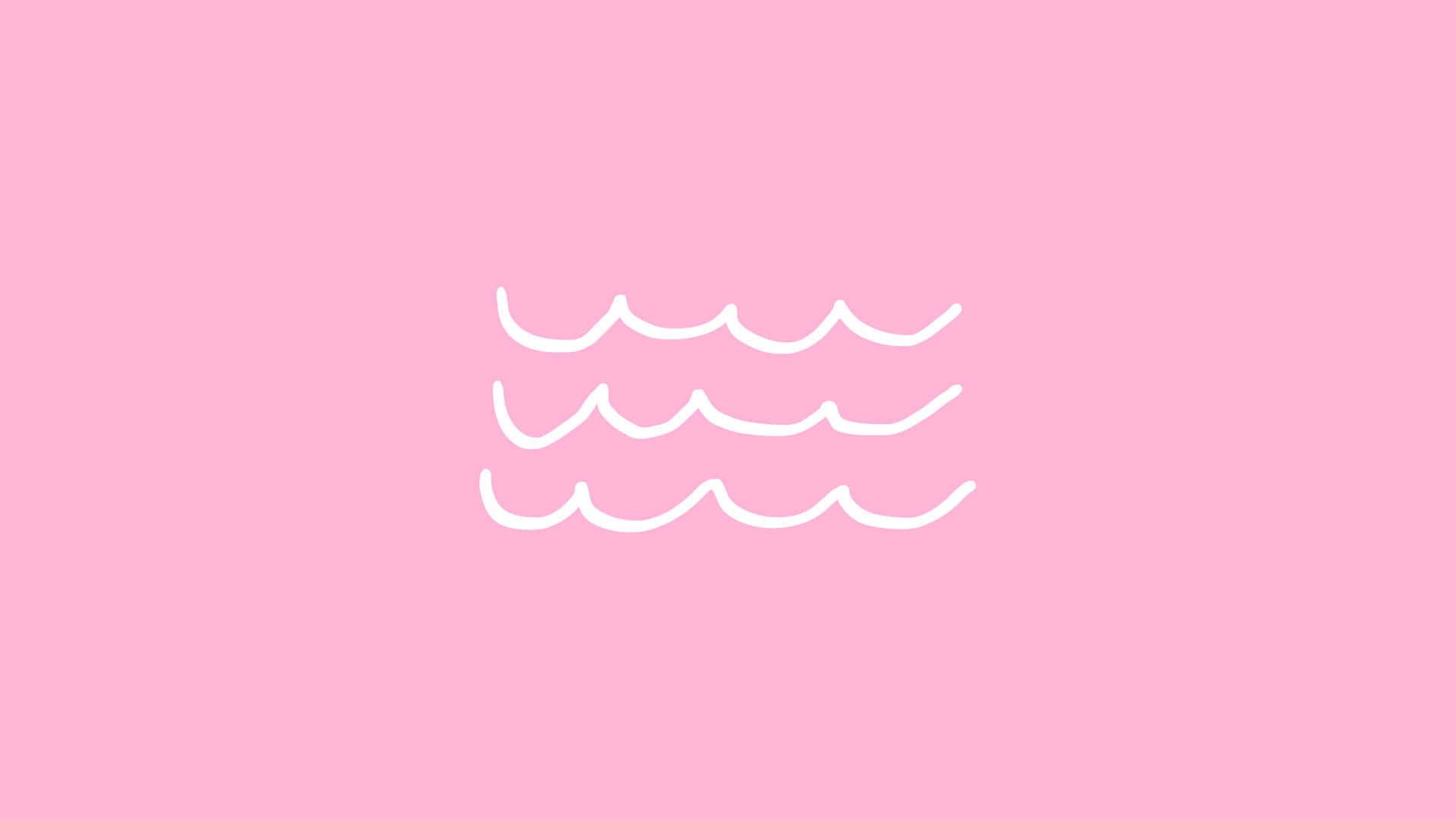 Pink Summer Waves Graphic Wallpaper