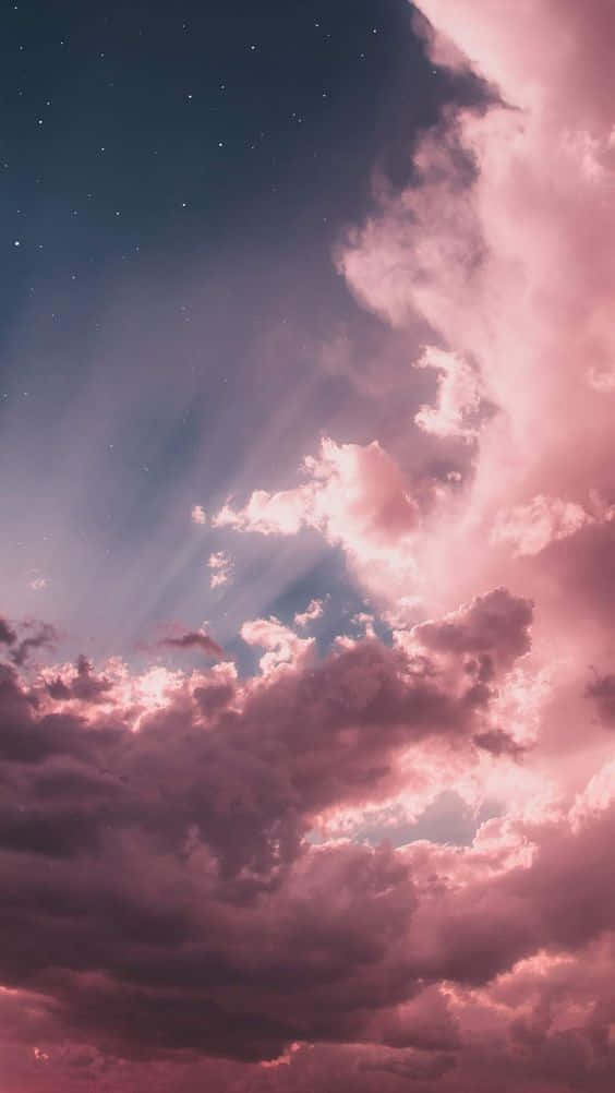 Pink Sunset Cloud Wallpaper