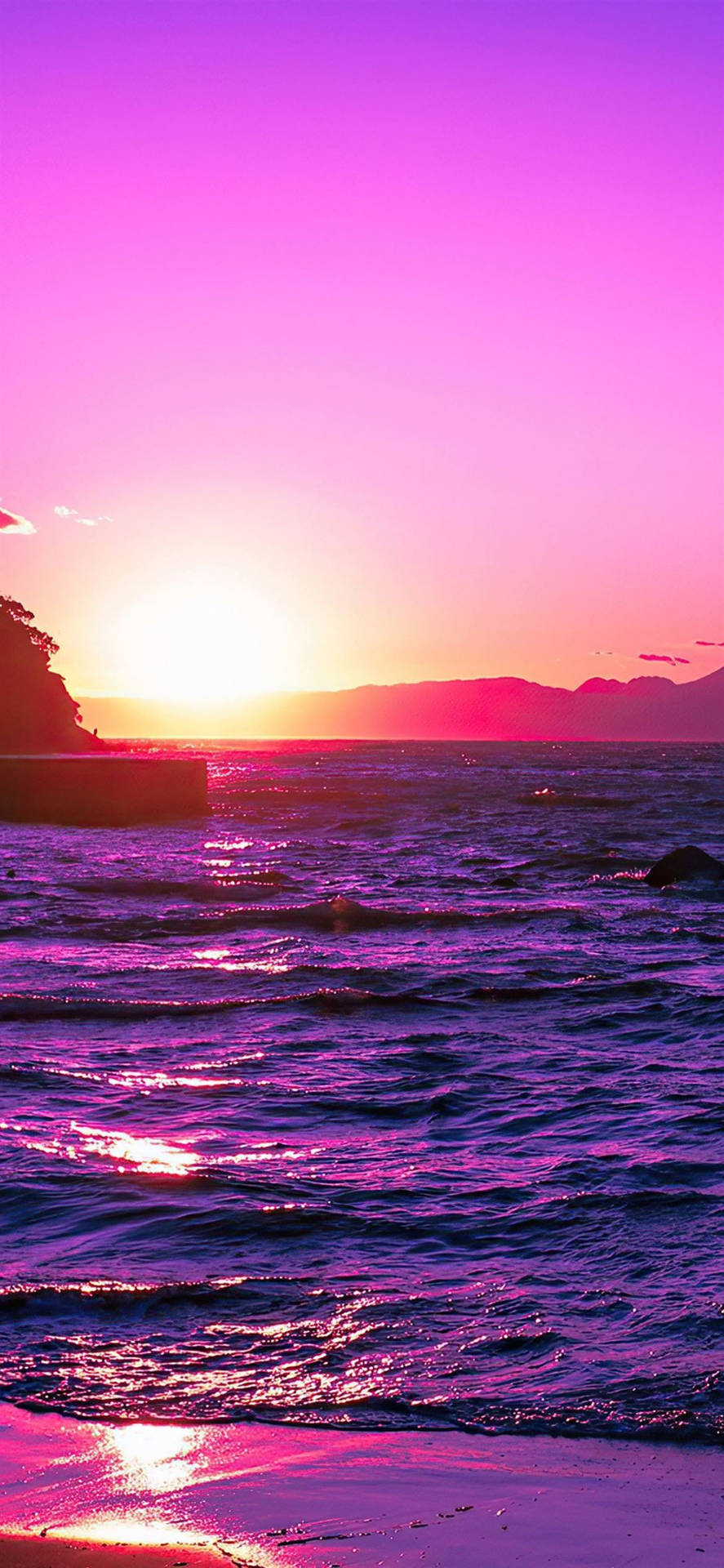 Top more than 81 pink sunset wallpaper latest - in.coedo.com.vn