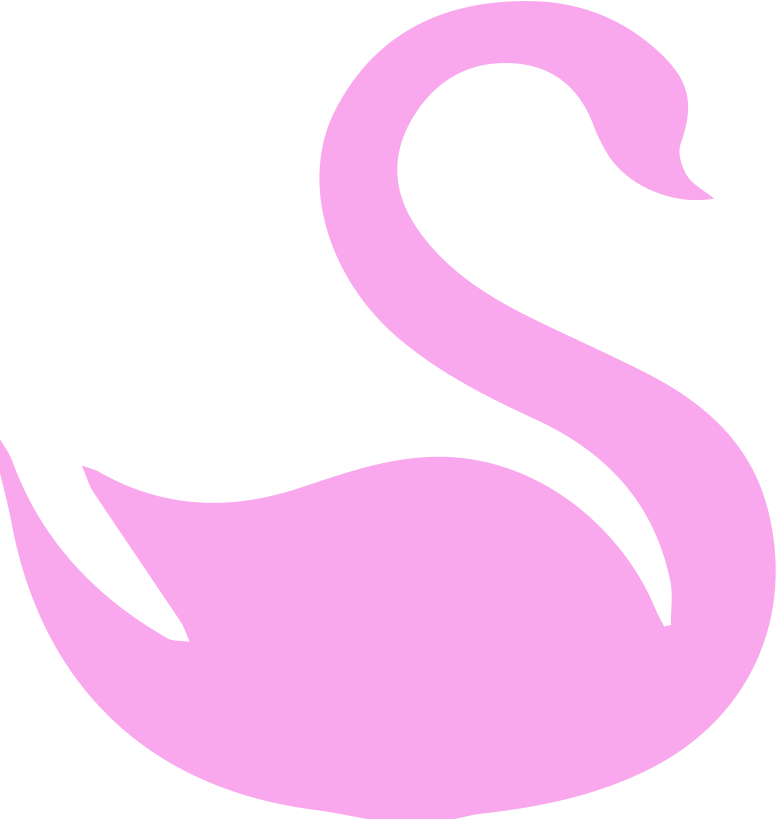 Pink Swan Icon PNG