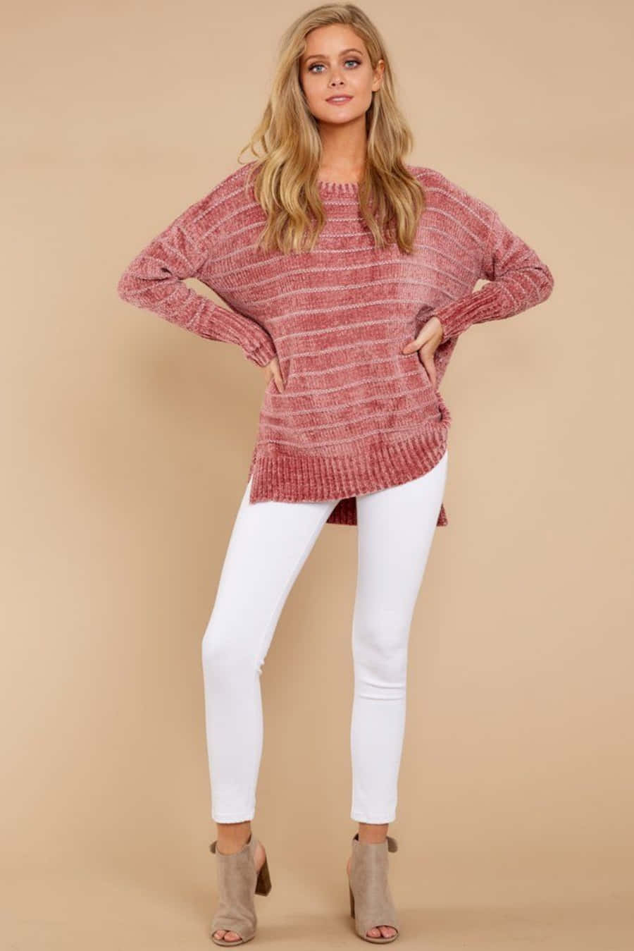 Cozy Pink Sweater Wallpaper