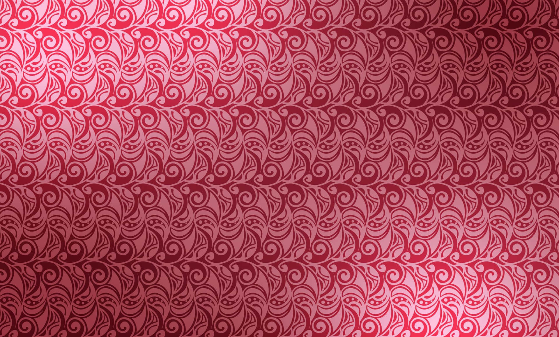 A Red And White Swirl Pattern Wallpaper