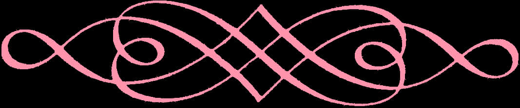 Pink Swirl Design PNG