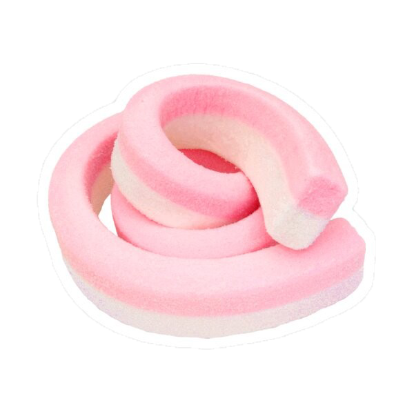 Pink Swirled Marshmallow Treat PNG