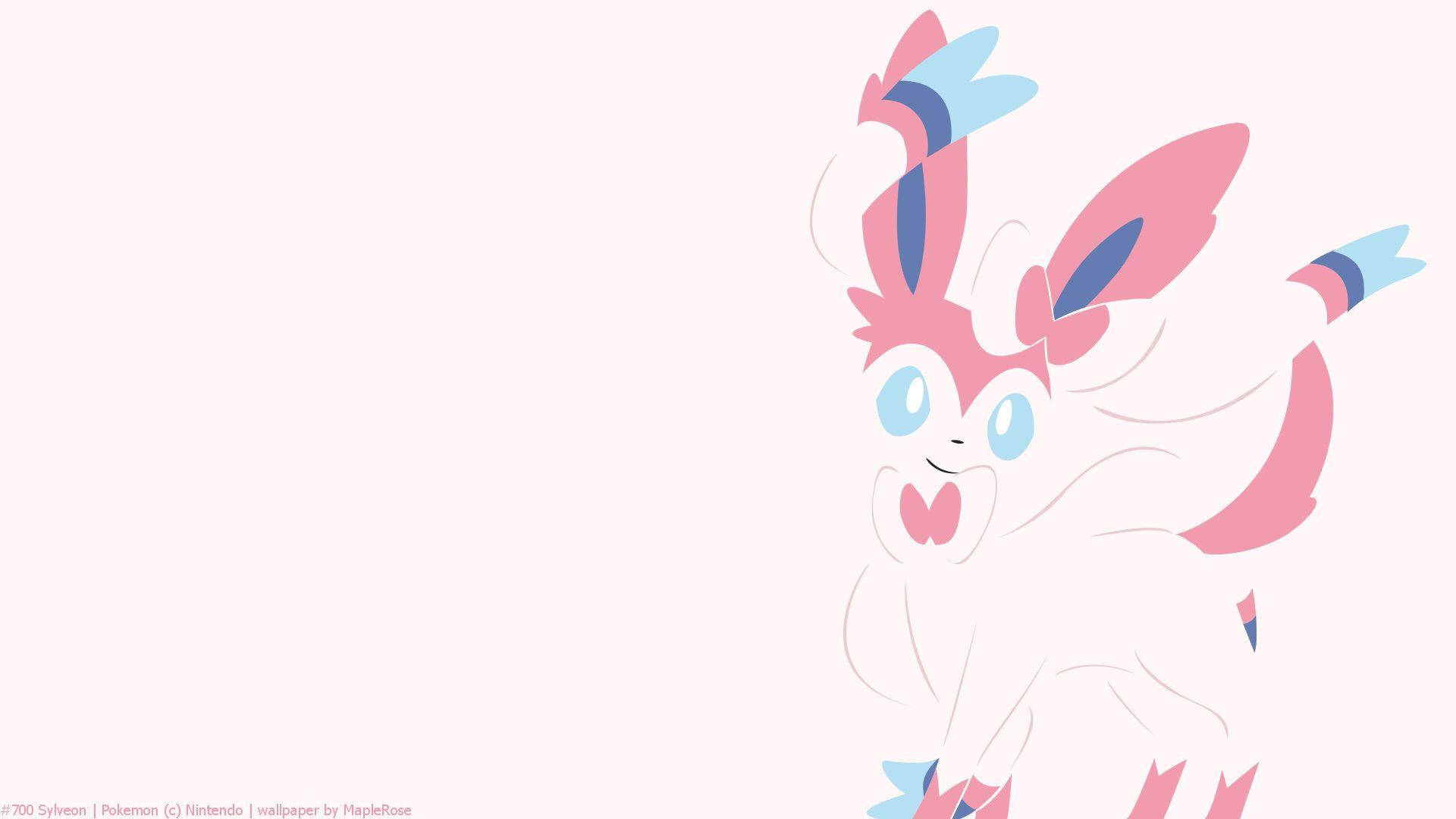 Pink Sylveon In White