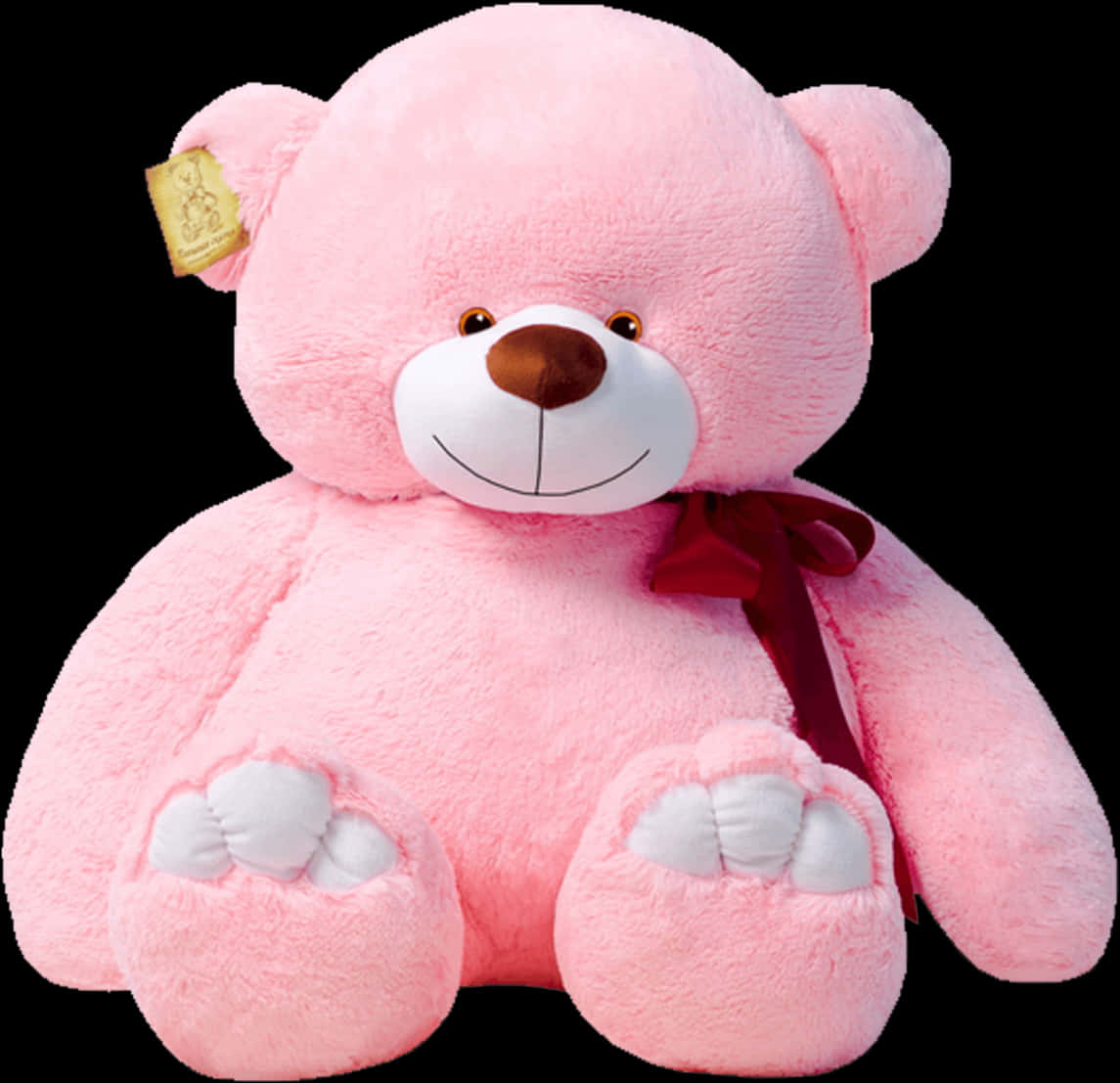 Pink Teddy Bear Plush Toy PNG
