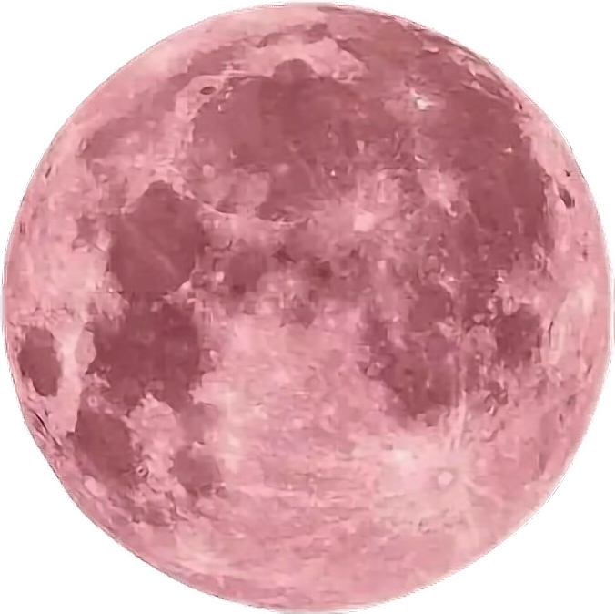 Pink Tumblr Moon PNG