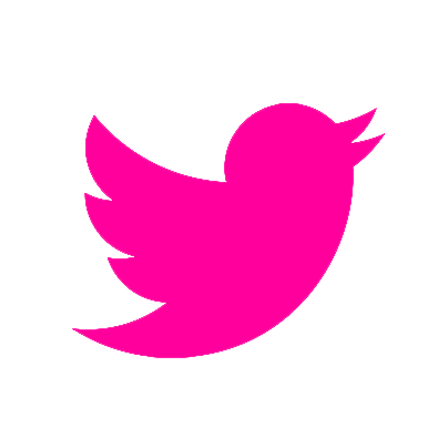 Pink Twitter Logo Circle PNG