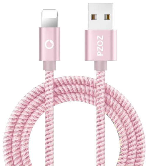 Pink U S B Lightning Cable PNG