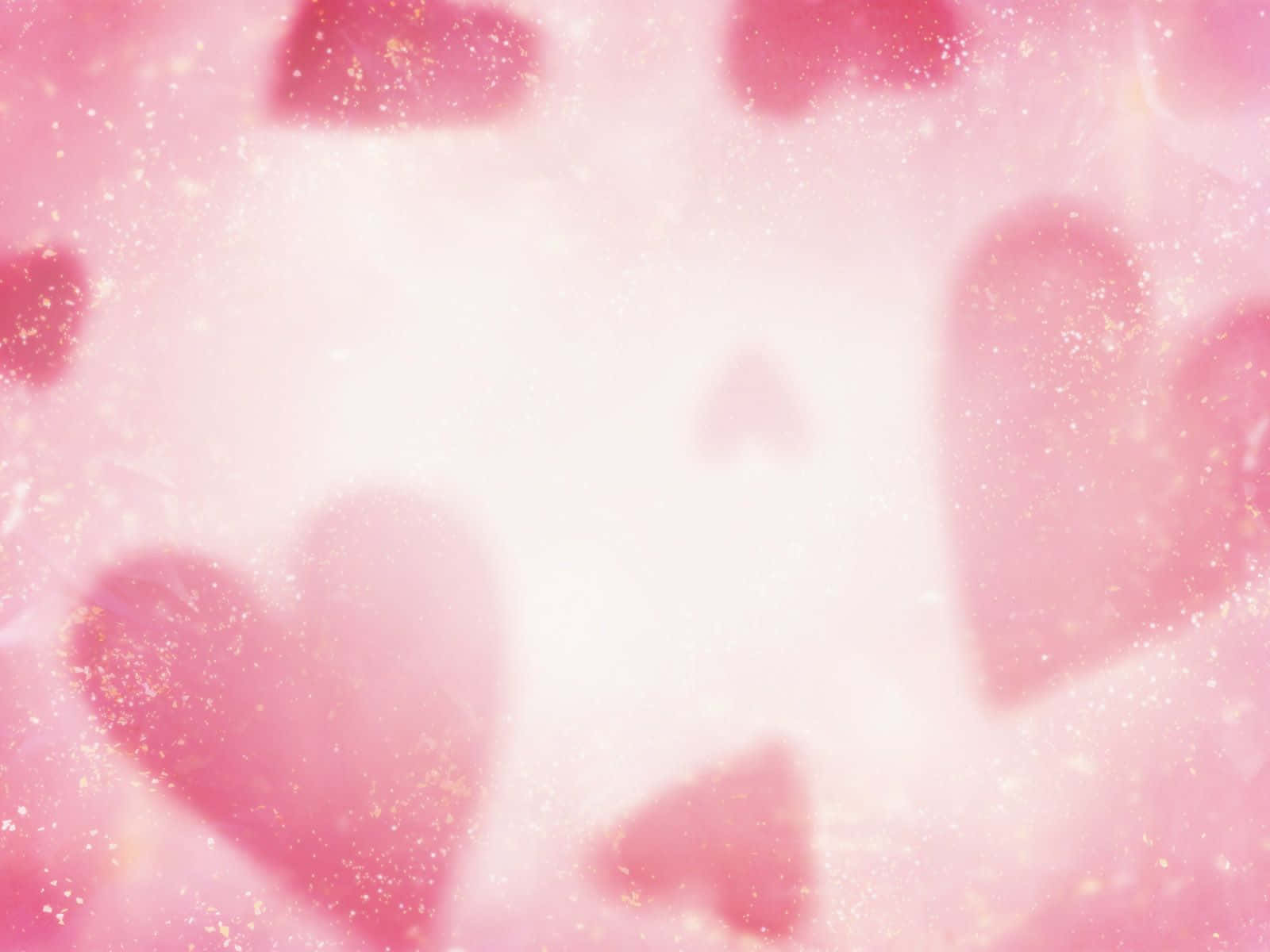 Pink Valentine Day Hearts Wallpaper