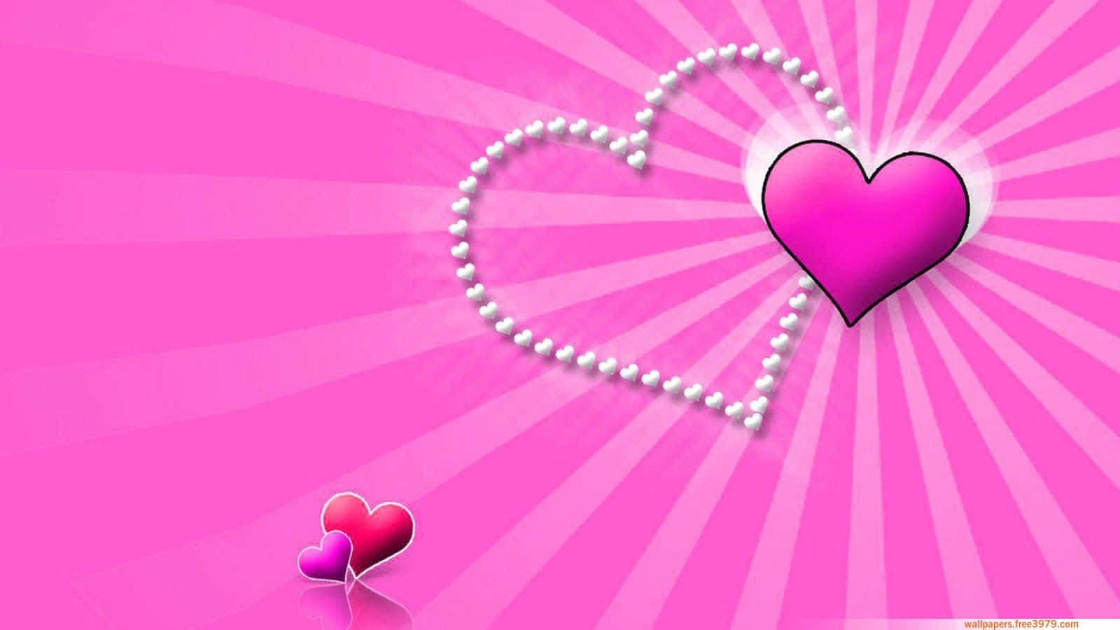 Celebrate love with a pink Valentine Day full of magical experiences Wallpaper