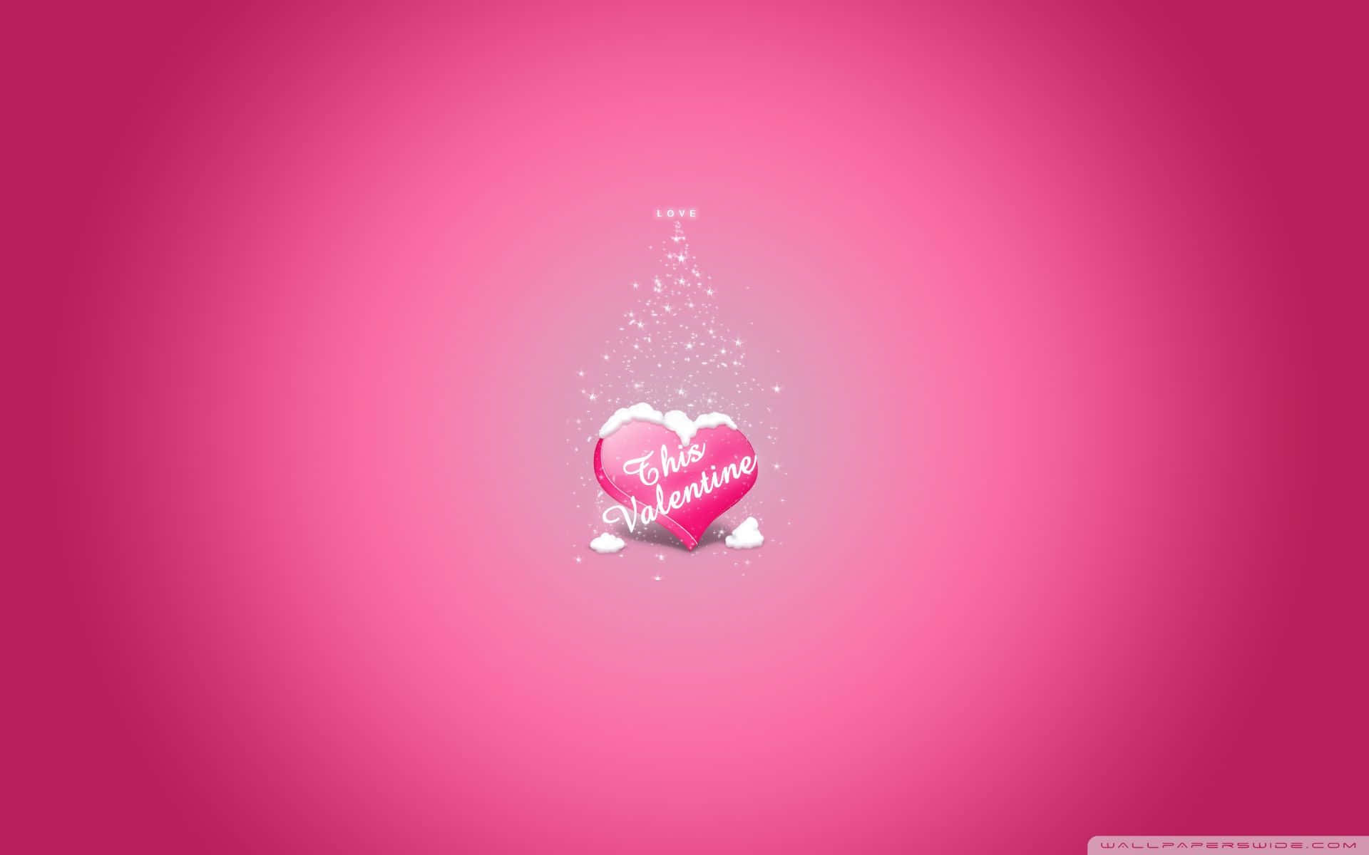 Celebrate Pink Valentine's Day with your Loved Ones Wallpaper