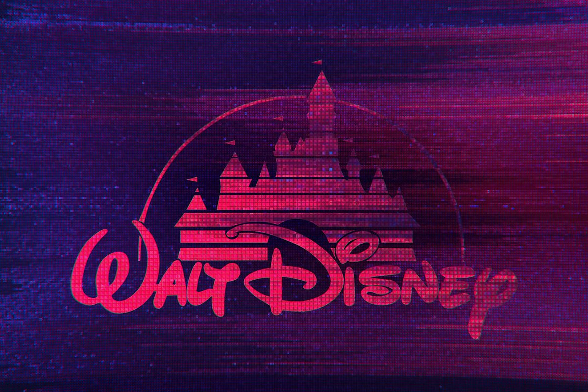 Pink Walt Disney Logo Wallpaper