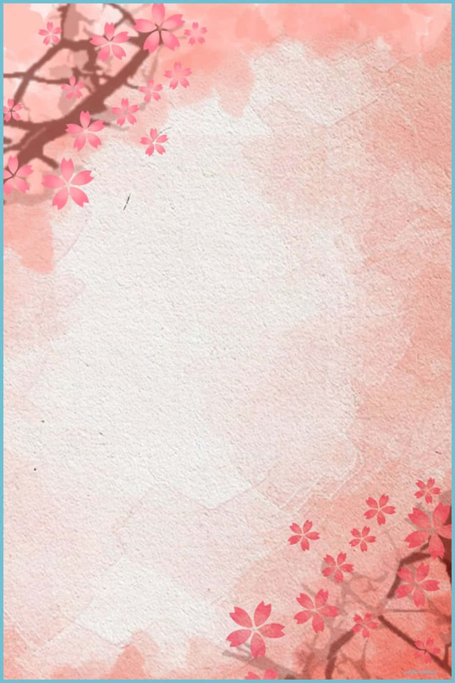 Enchanting Pink Watercolor Background
