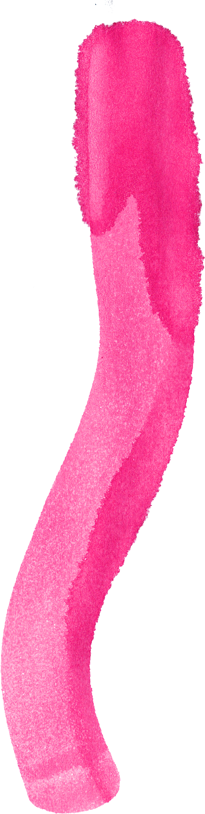 Pink Watercolor Brush Stroke PNG