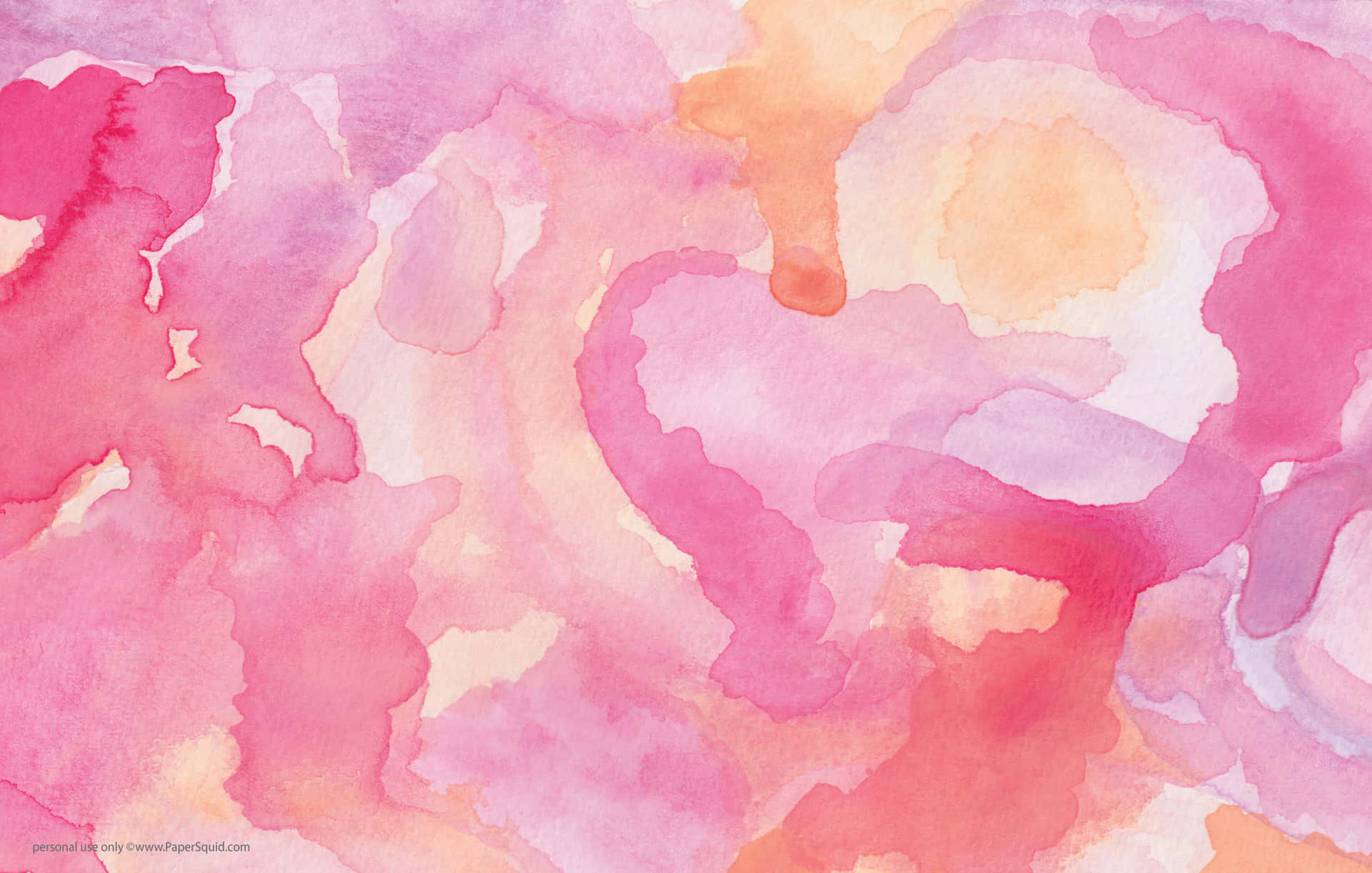 Pinturaabstracta De Acuarela Rosa. Fondo de pantalla