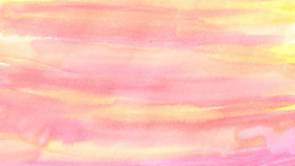 Blød pink vand farve Floral Wallpaper Wallpaper