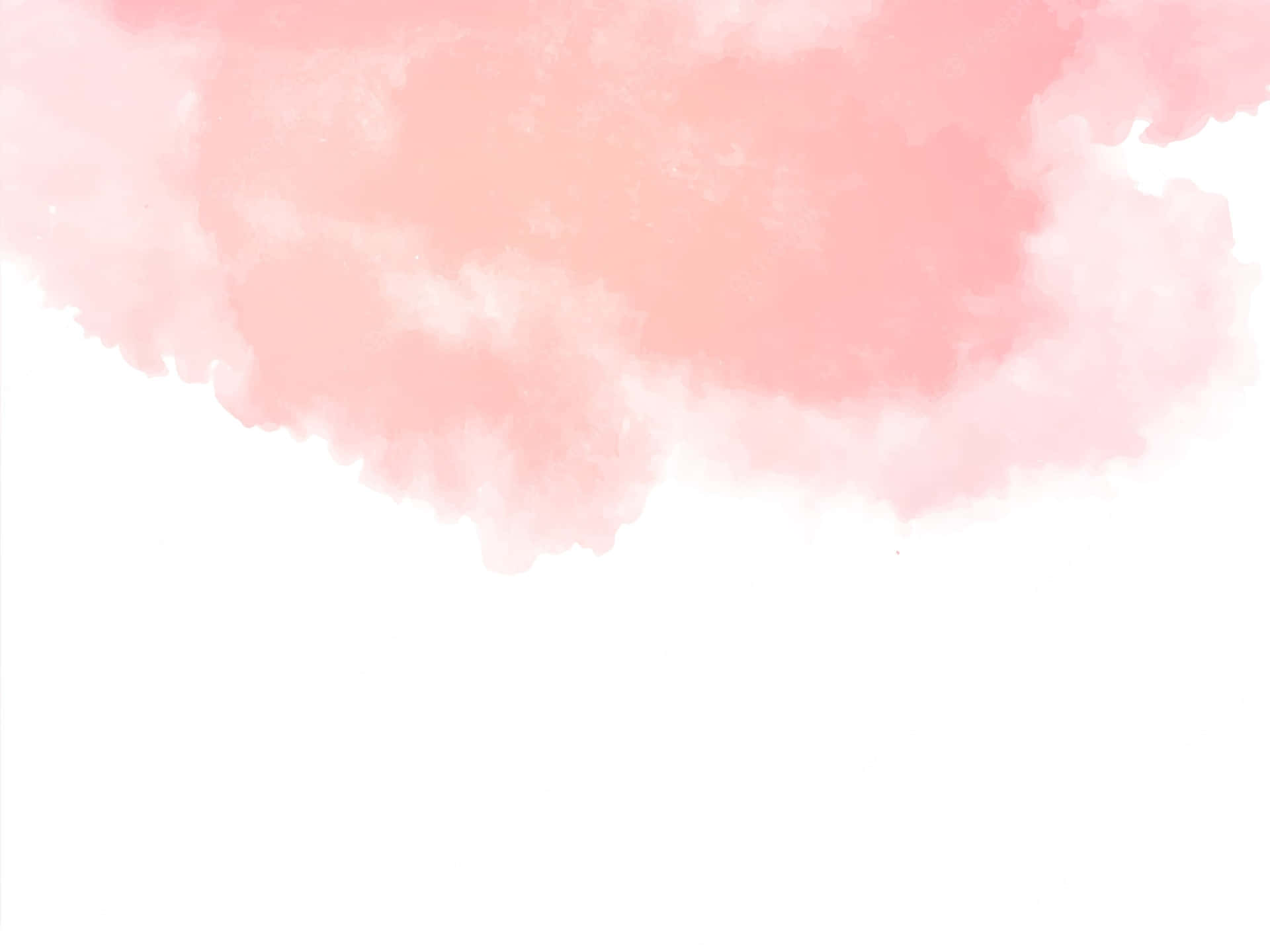 Download Watercolor Background With Pink And White Clouds Wallpaper |  