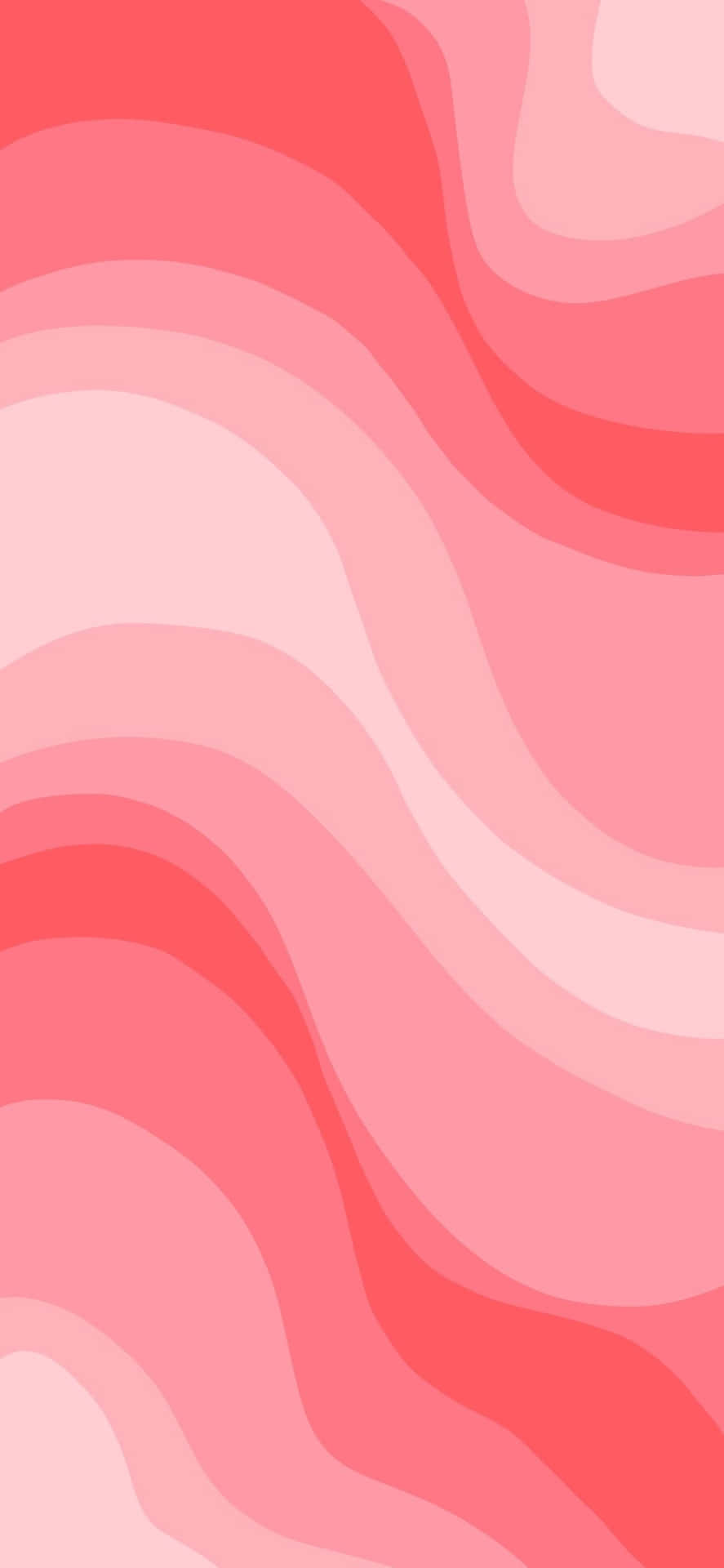 Pink Wavy Pattern Background Wallpaper