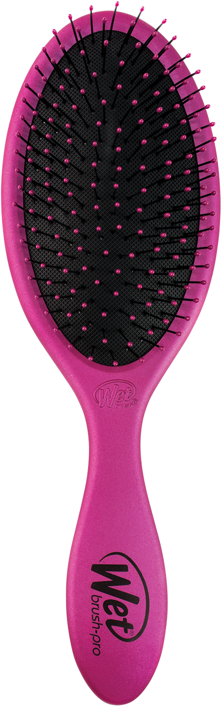 Pink Wet Brush Pro Detangler PNG