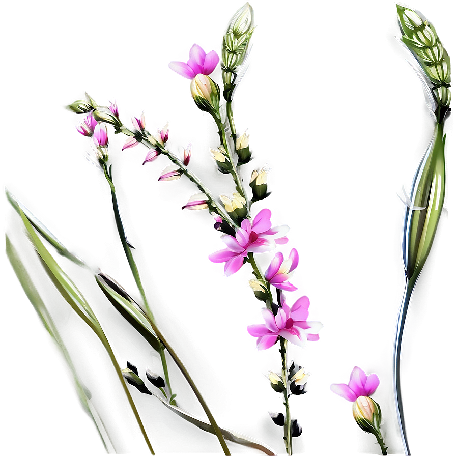 Pink Wildflowers Png Mxs12 PNG