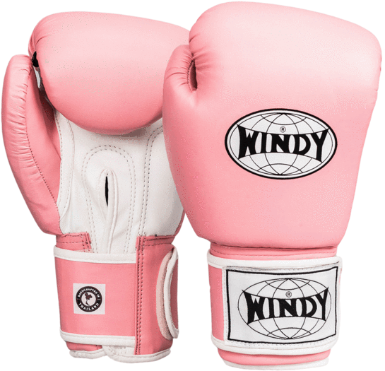 Pink Windy Boxing Gloves PNG