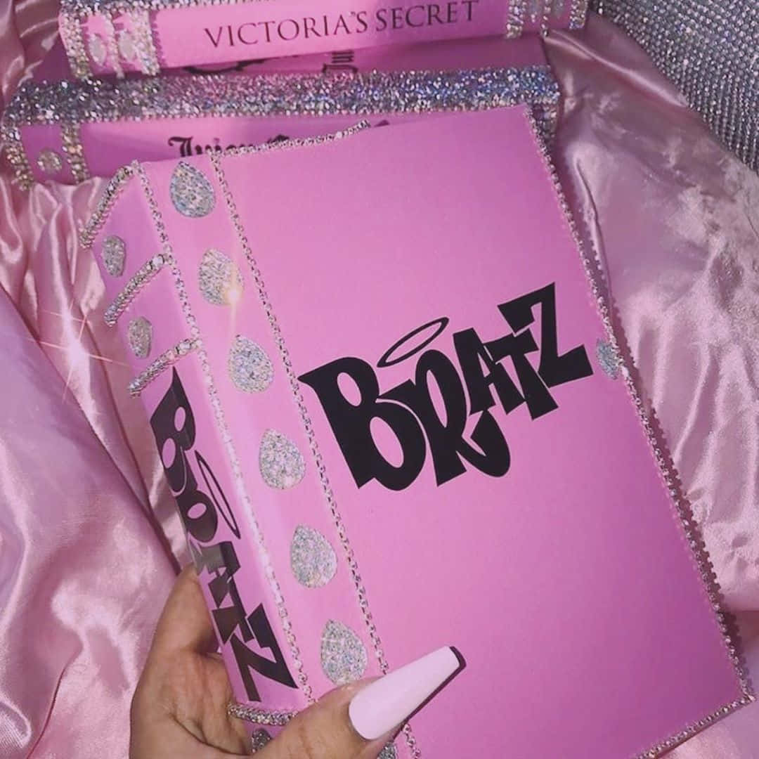 Bratz Book Pink Y2K Background