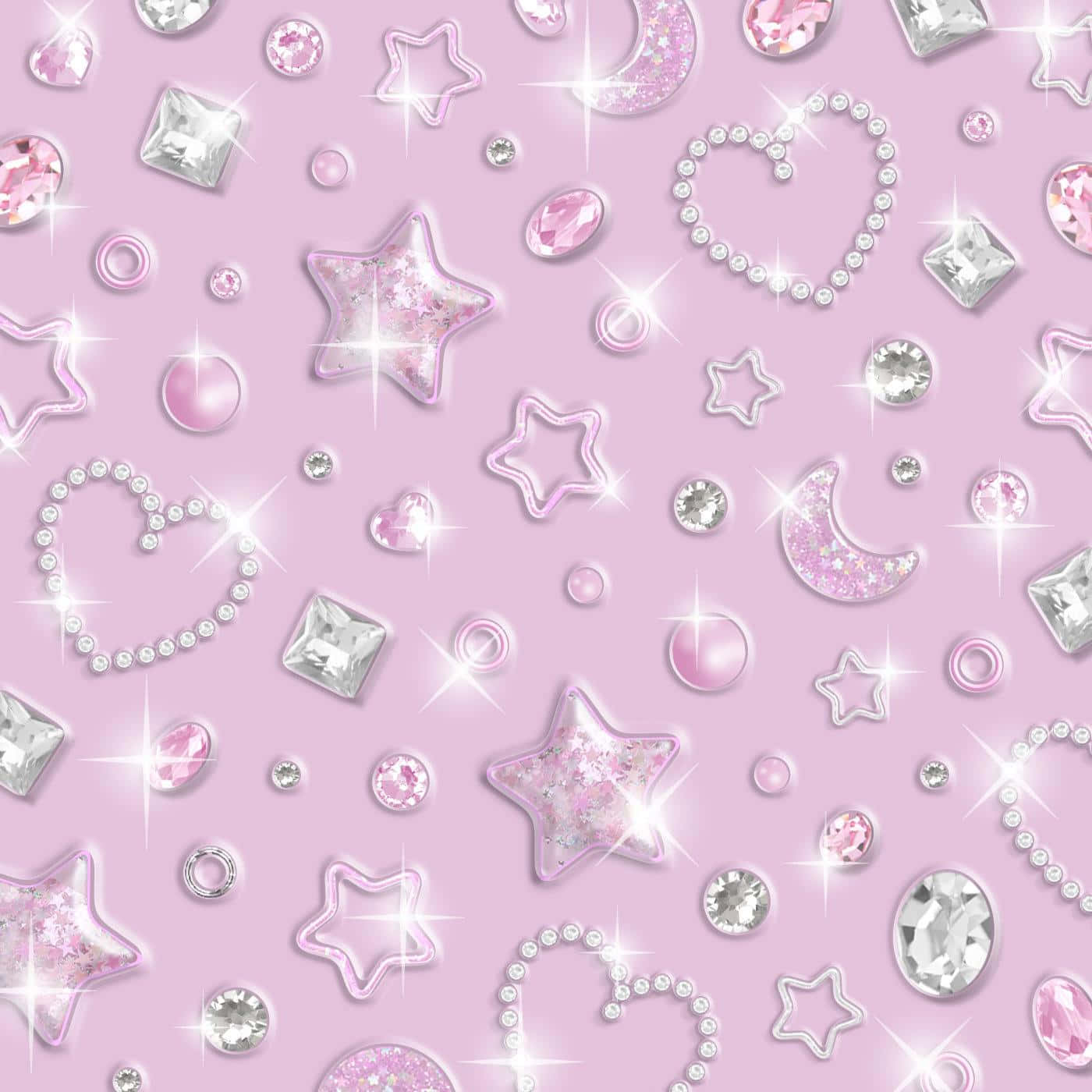 Download Y2k Hearts With Faded Pink Colour Wallpaper  Wallpaperscom