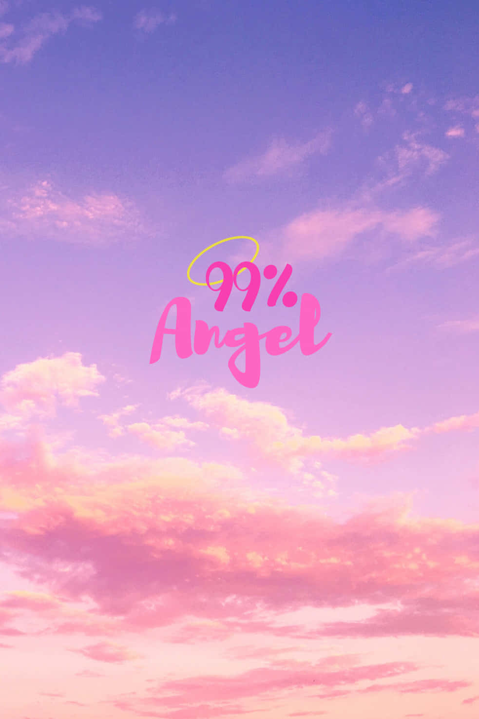 My Angel Pink Y2K Background