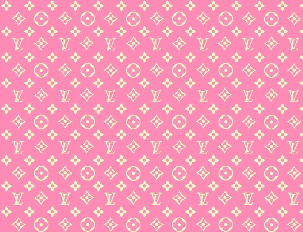 Uitrusten vertrekken Afgekeurd Download White Louis Vuitton In Pink Y2k Background | Wallpapers.com