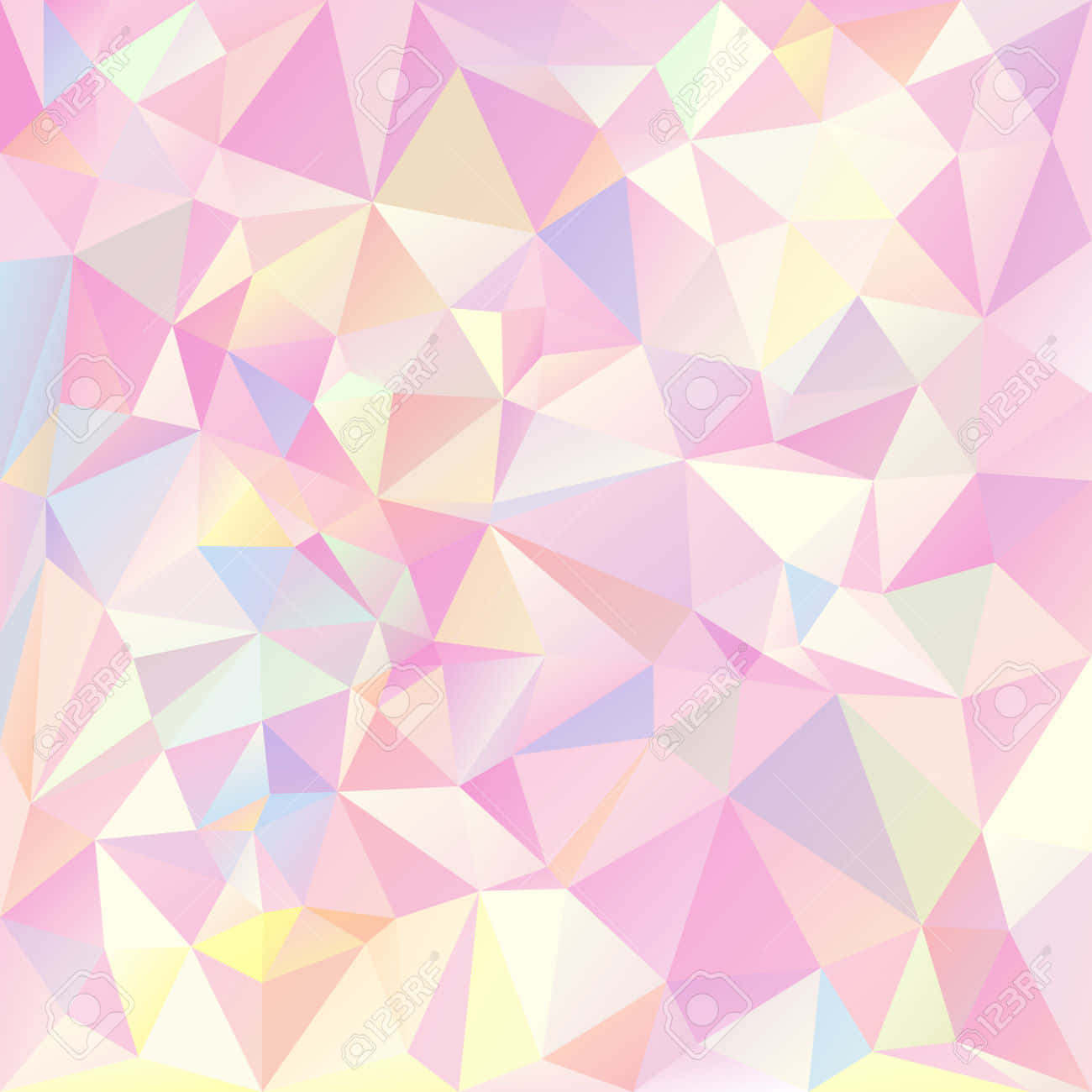 Refreshing blend of pink, yellow, and blue Wallpaper