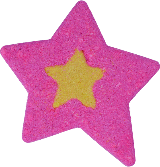 Pink Yellow Star Texture PNG