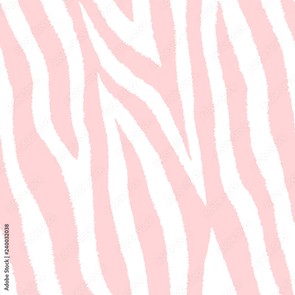 Light Pink Zebra Print Background Wallpaper