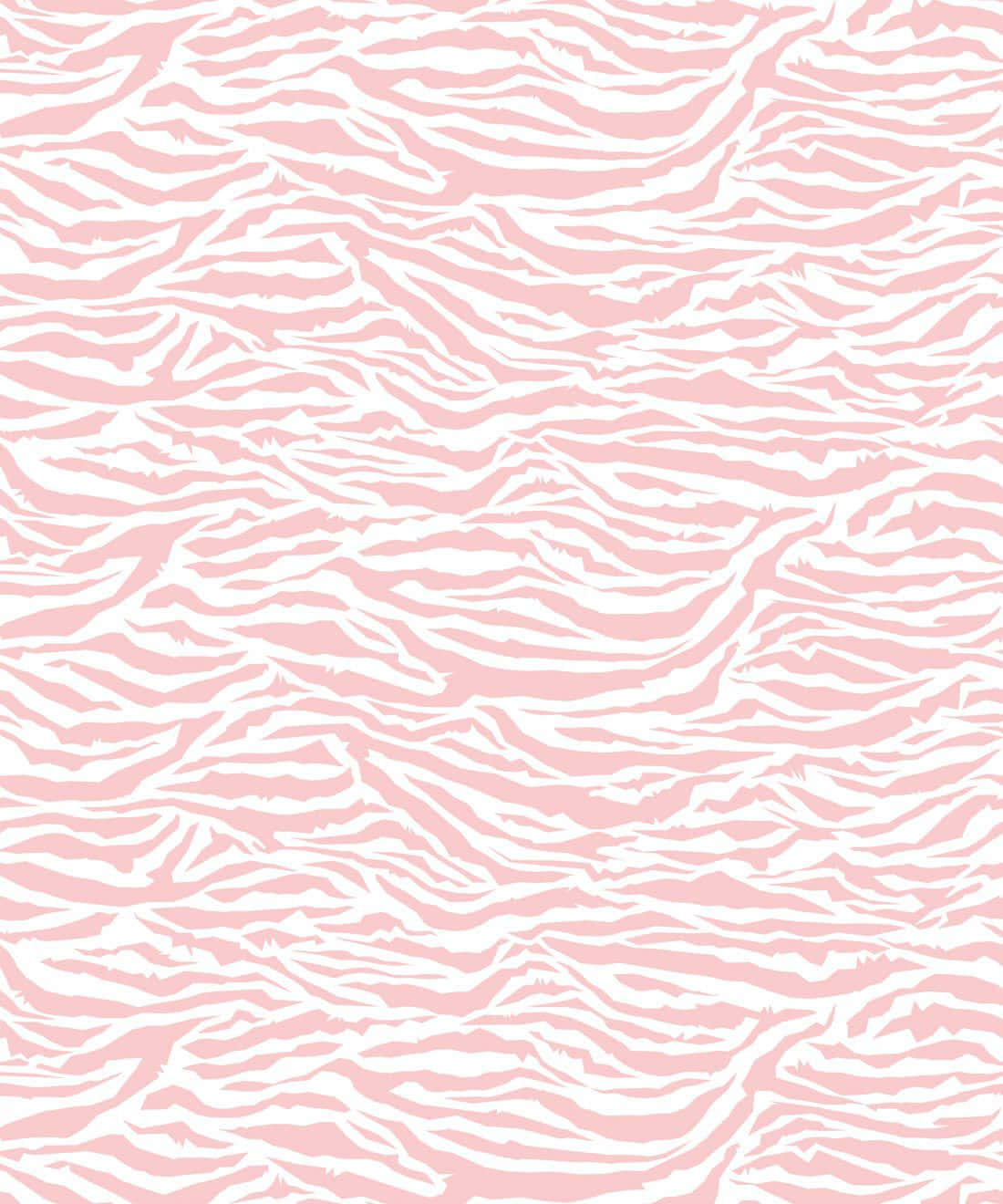 Colorful stripes of Pink Zebra Wallpaper