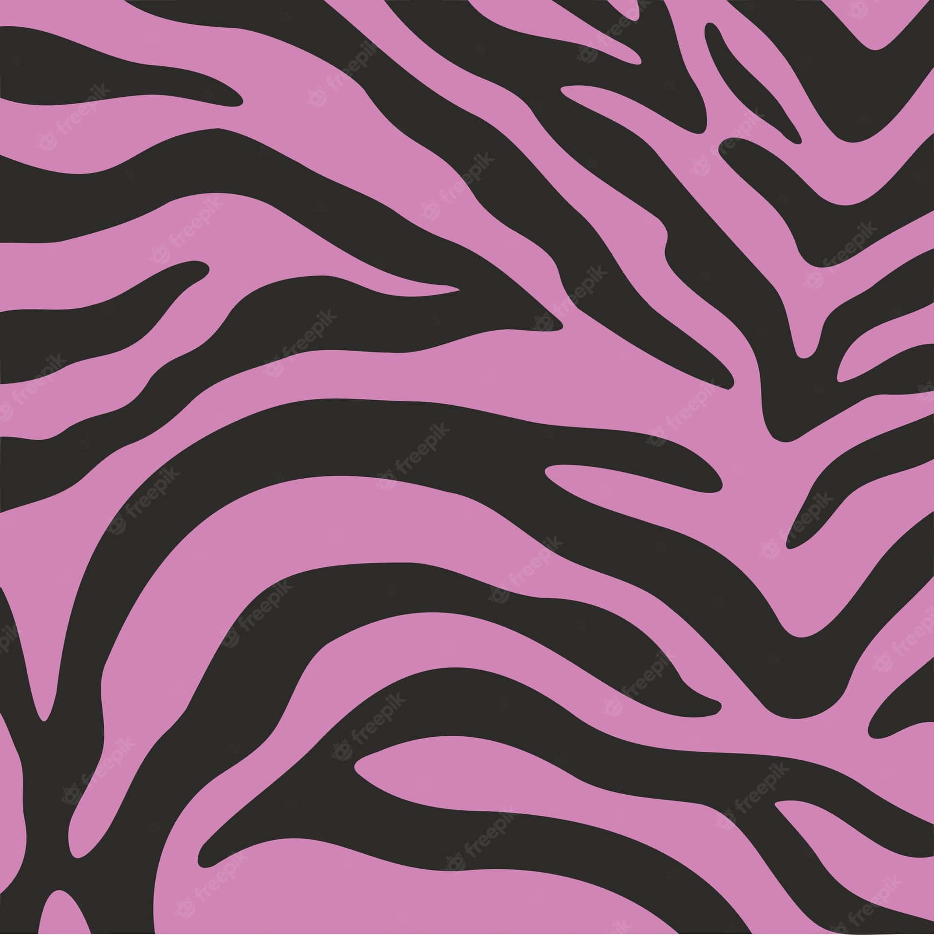 Fetoch Vacker: Rosa Zebra Wallpaper