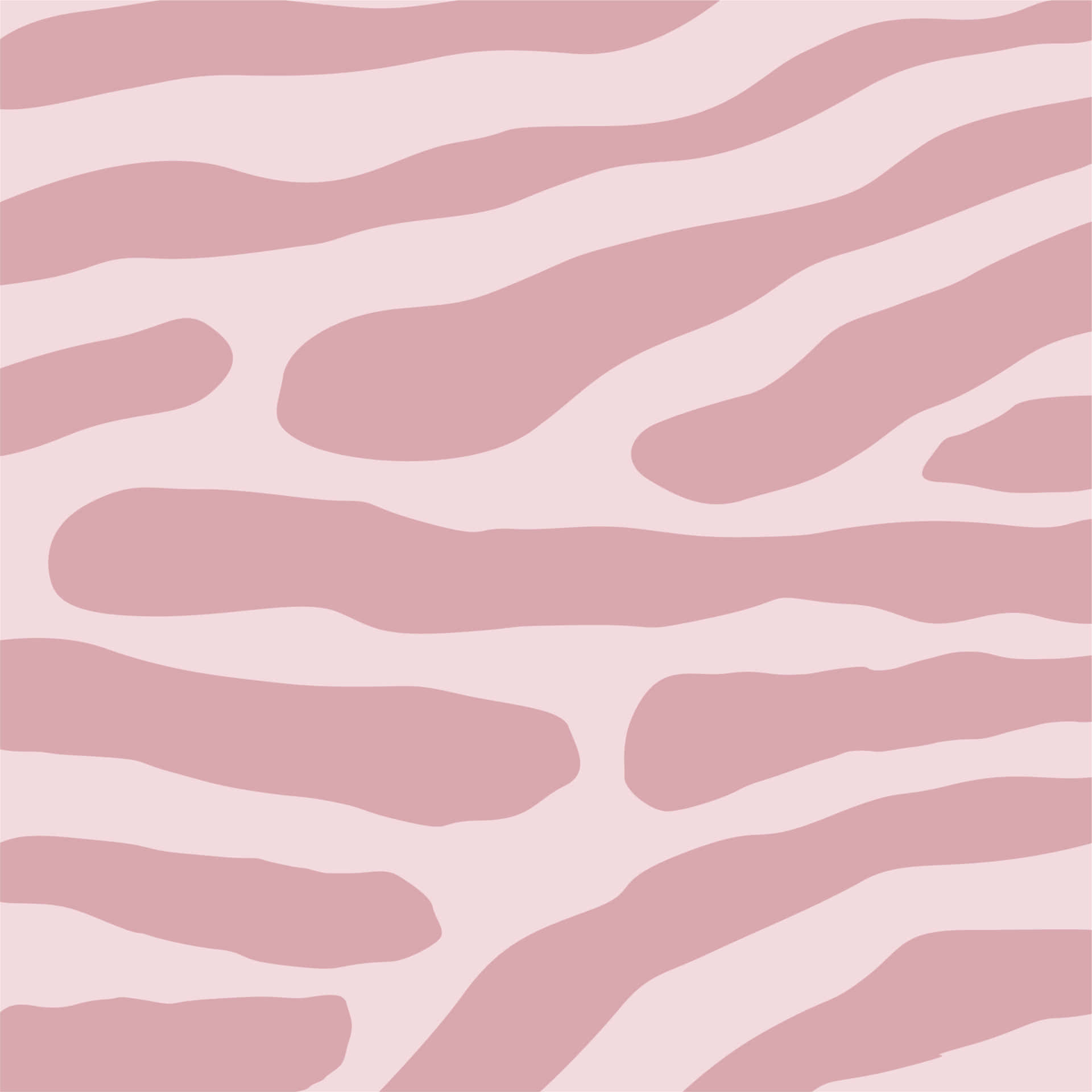 Pink Zebra Large Pattern Wallpaper