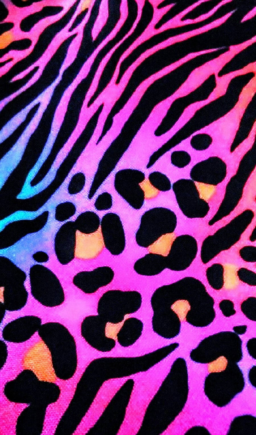 Pink Zebra Cute Leopard Print Background