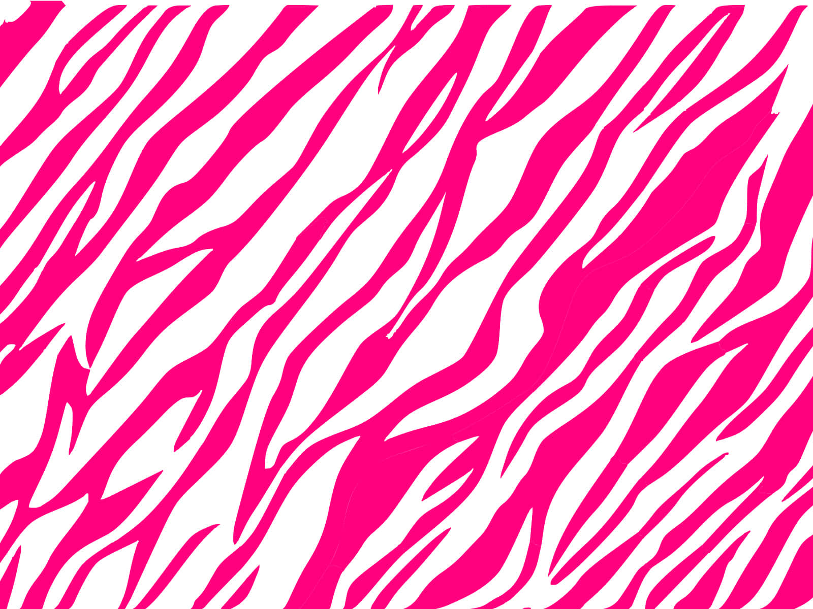 Einrosa-weißes Zebramuster Wallpaper