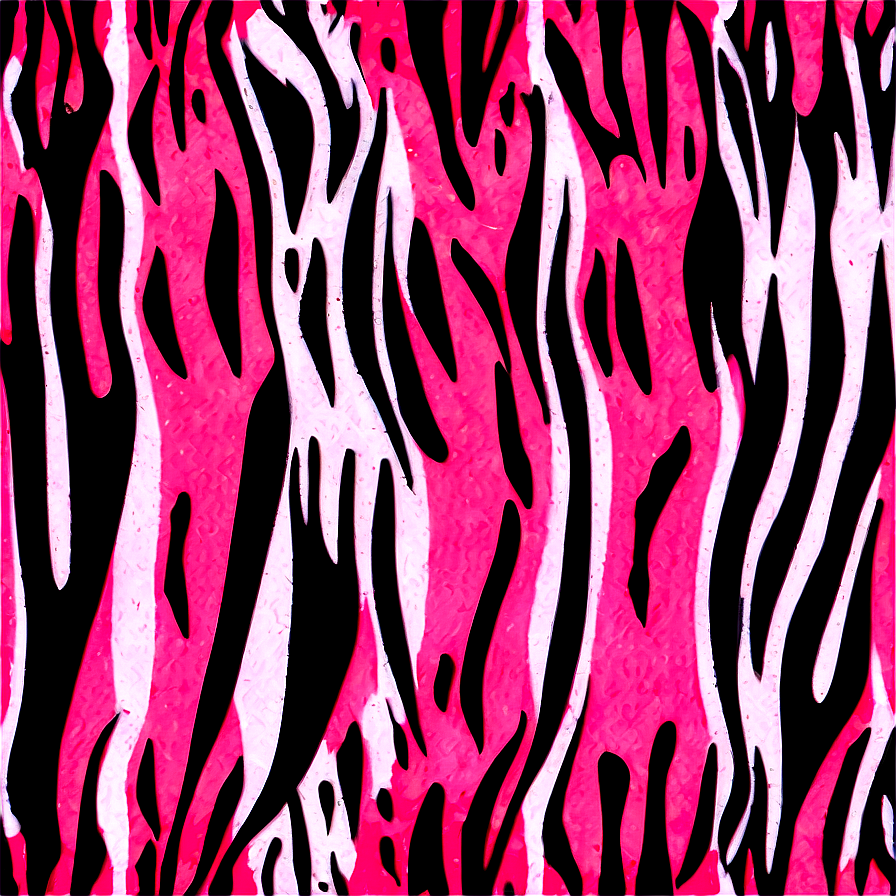 Pink Zebra Print Pattern Png 06272024 PNG