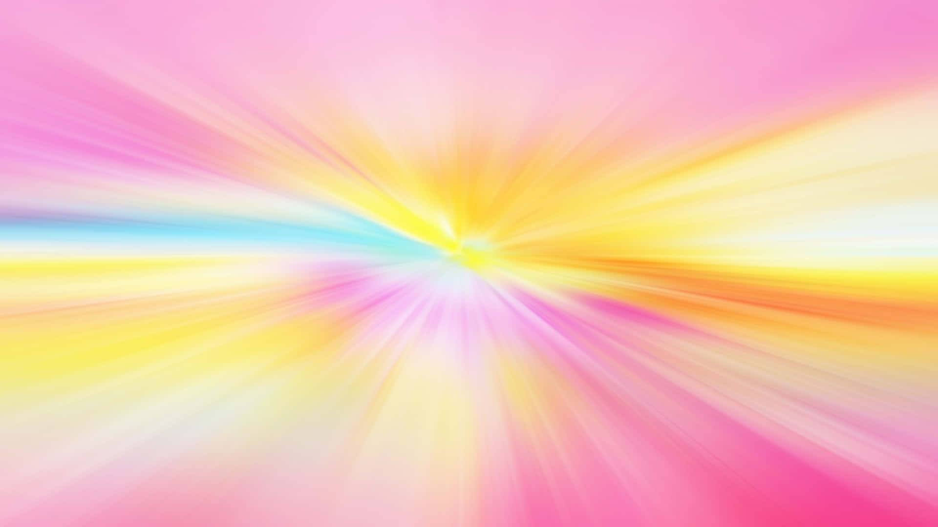 A Bright Pink And Yellow Background With A Sunburst