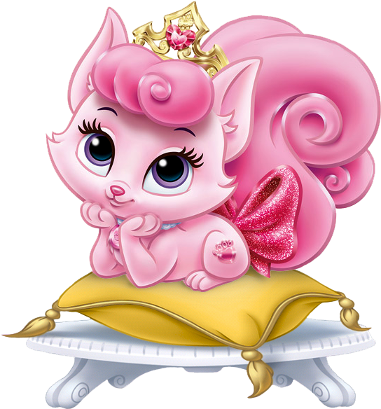 Pink_ Animated_ Kitten_ Princess PNG
