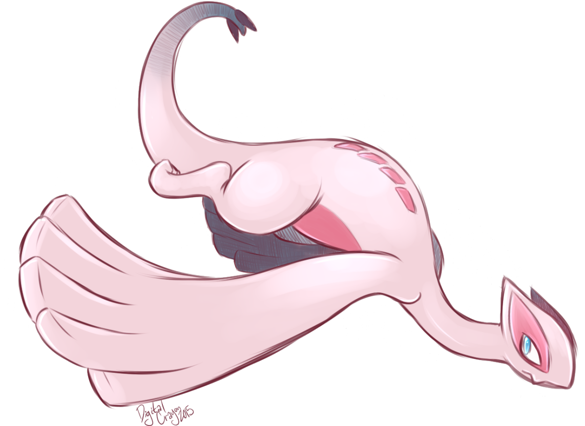 Pink_ Flamingo_ Swimming_ Animation PNG