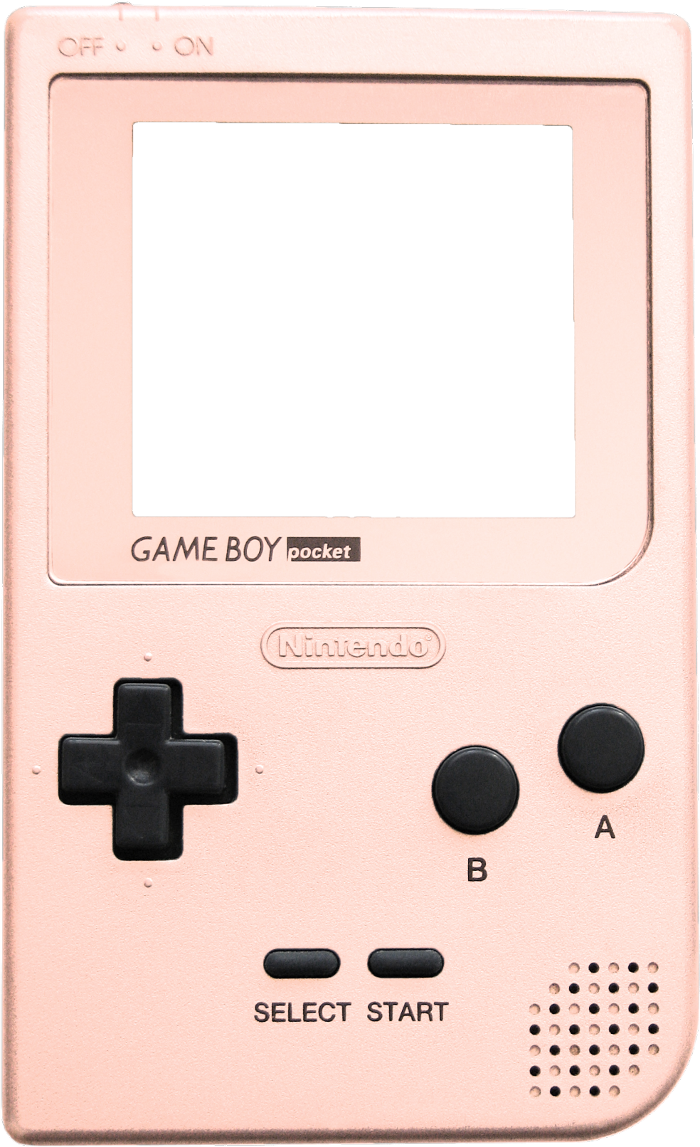 Pink_ Game Boy_ Pocket_ Nintendo PNG