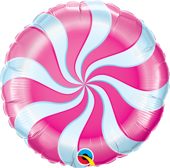 Pinkand Blue Swirl Balloon PNG