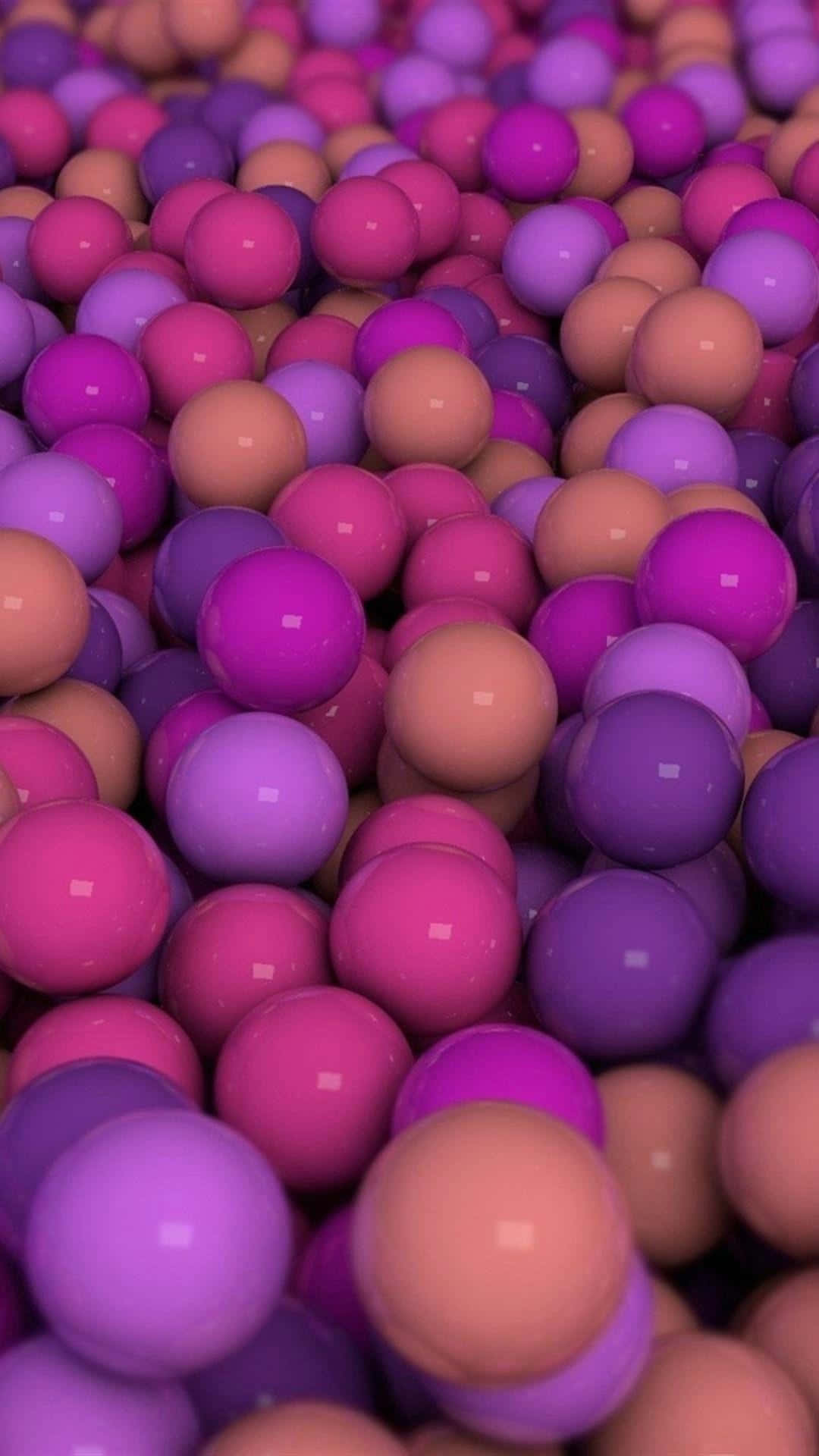 Pinkand Purple Spheres Texture Wallpaper