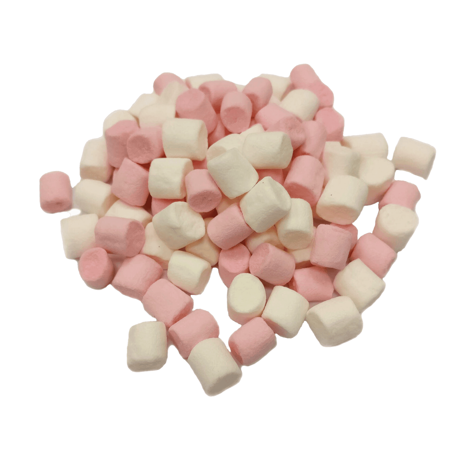 Pinkand White Mini Marshmallows PNG