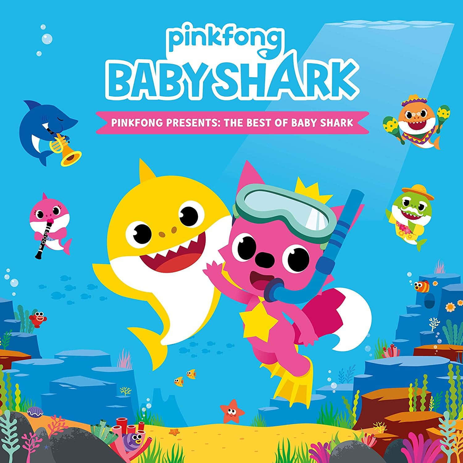 Pinkfong Baby Shark Best Friends Wallpaper