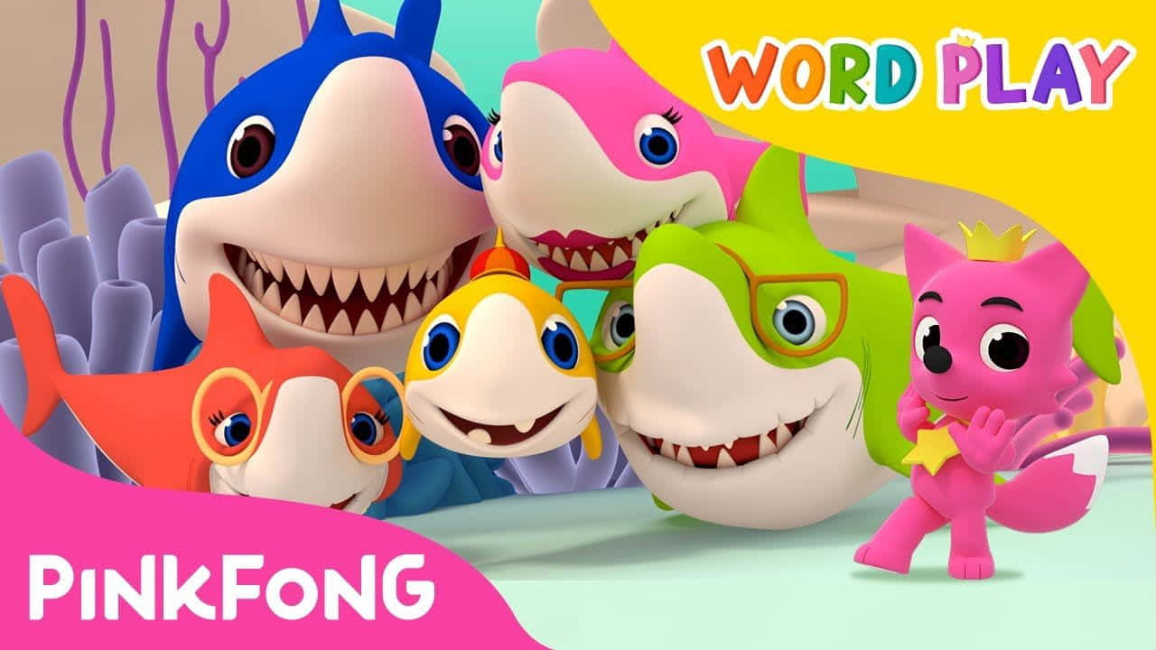 Pinkfong Baby Shark Complete Family Wallpaper